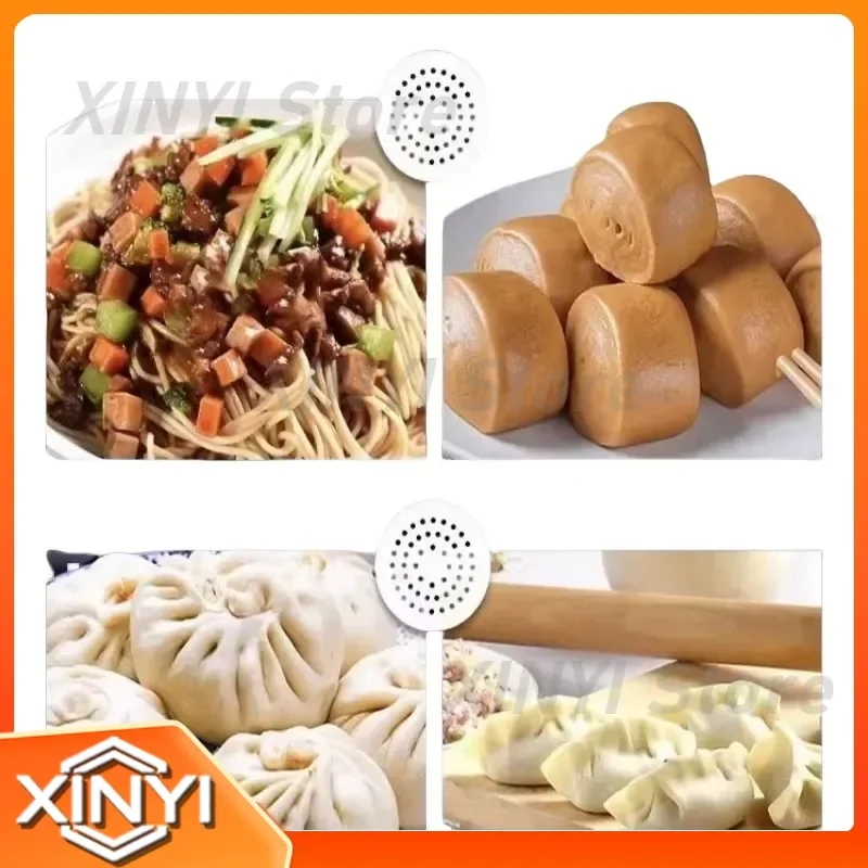 Stainless Steel Table Top Dough Sheeter Machine for Pizza Dough Roller and Pastry Dough Kneading Machine with Core Engine