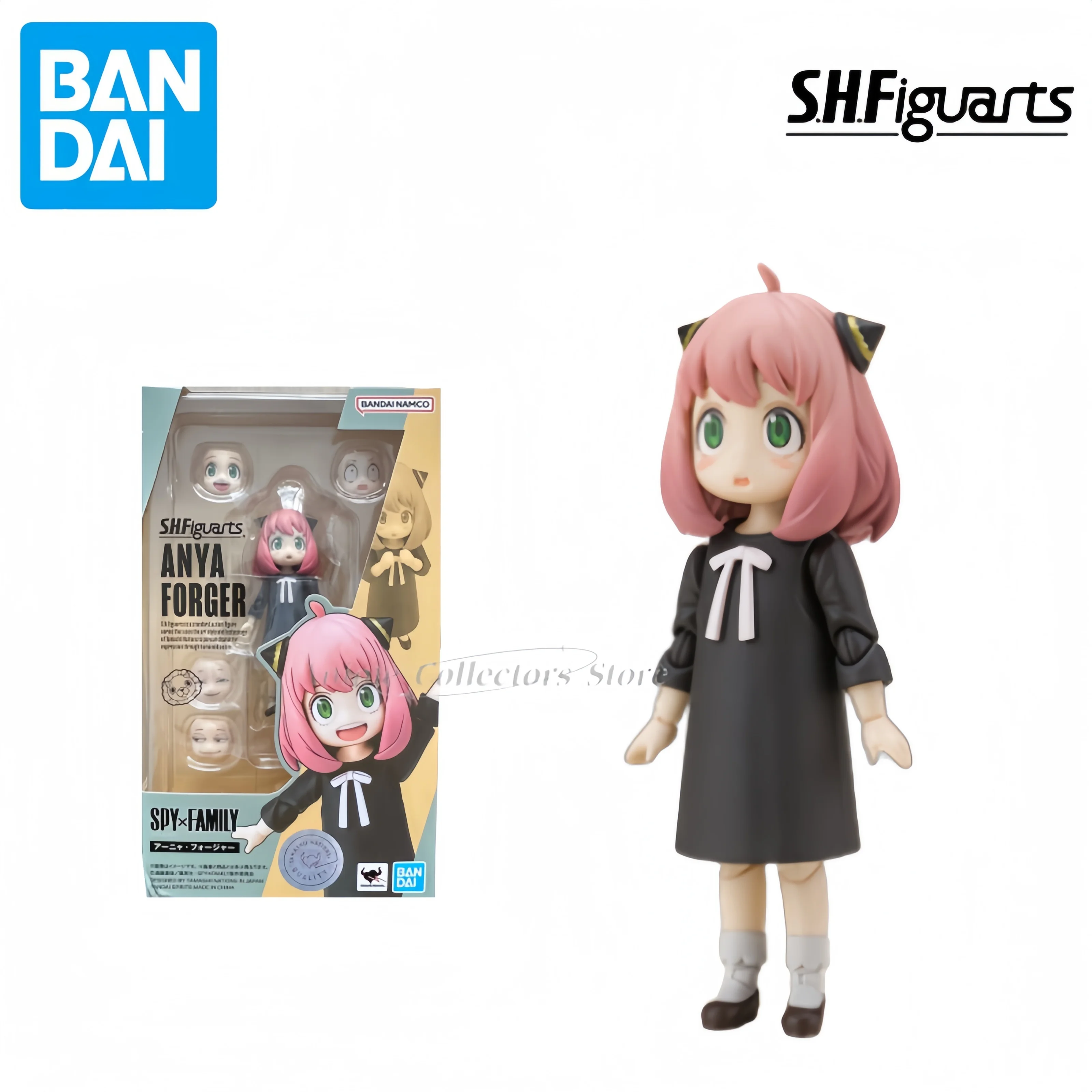 Spot Bandai S.H.Figuarts SPY×FAMILY ANYA FORGER Anime Character Model Toy Action Figure Collection Ornaments Gift