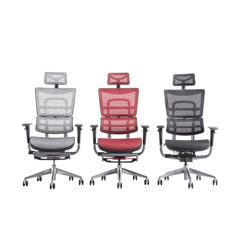 JNS 801 Kommerziellen Möbel 3D Einstellbar Mesh Stuhl Ergonomische Büro Stuhl 1 Stück Aluminium Moderne 4 Gas Lift 5 Jahre optional