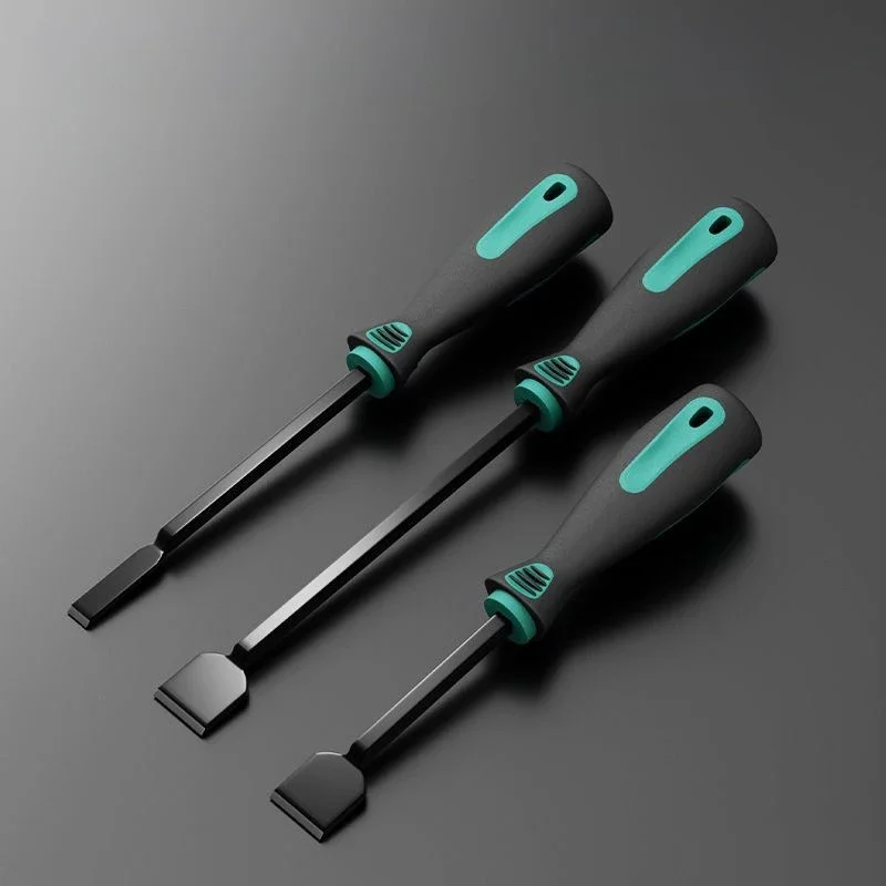 Auto Cylinder Scraper Industrial Grade High Hardness Chrome Vanadium Steel Extended Handle Engine Gasket Rust Dirt Cleaning Tool