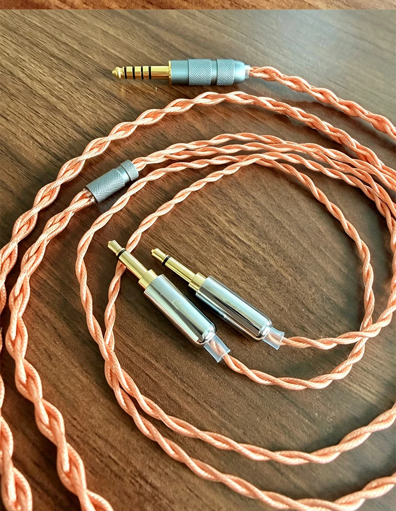 HAKUGEI Reis litz 6N OCC nomocrystalline kupfer hifi Kopfhörer Upgrade Kabel 3,5 2,5 4,4 MMCX 0,78 QDC – Detail 14