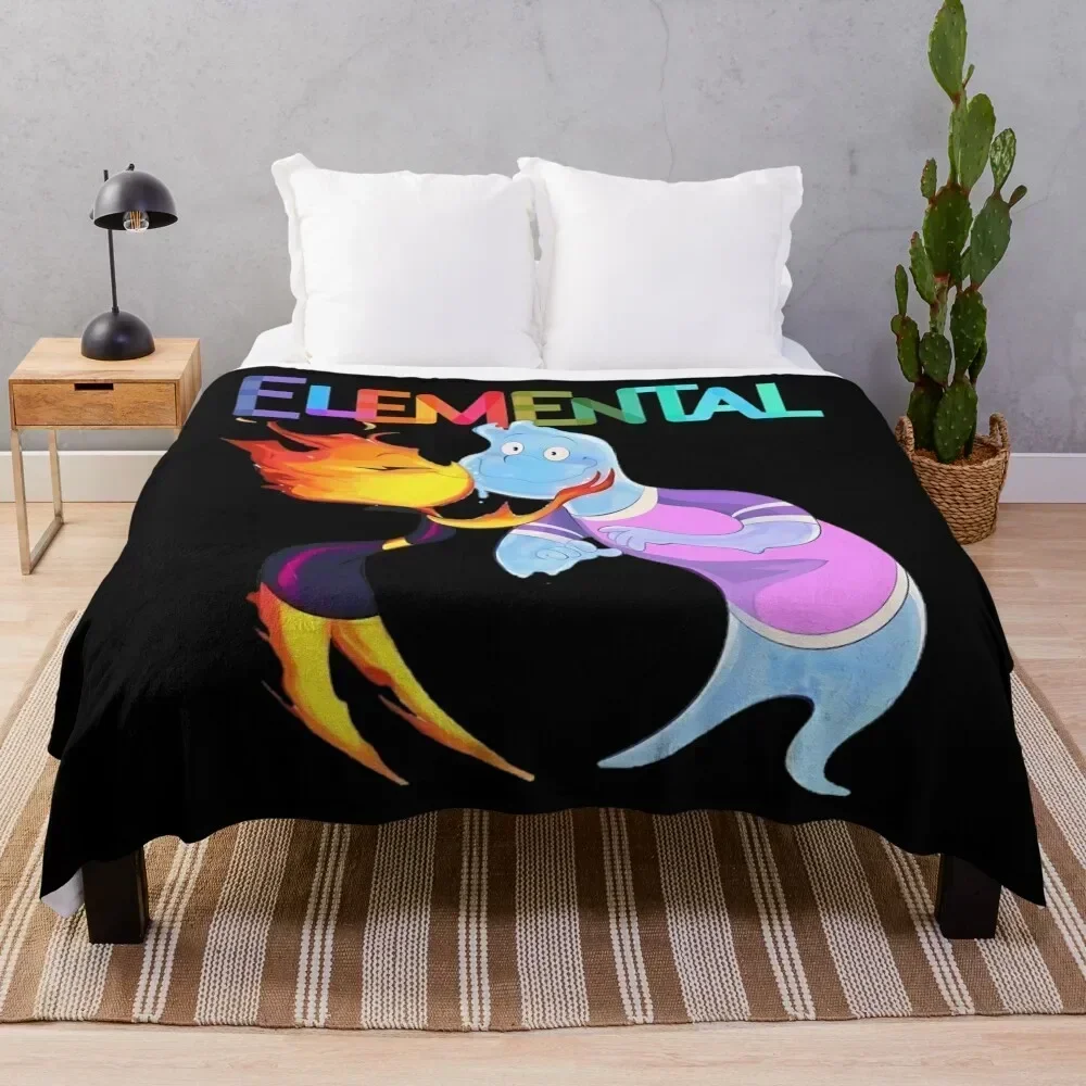 

Elemental - Wade & Ember Throw Blanket Travel Size Cozy Blanket for Plane Train