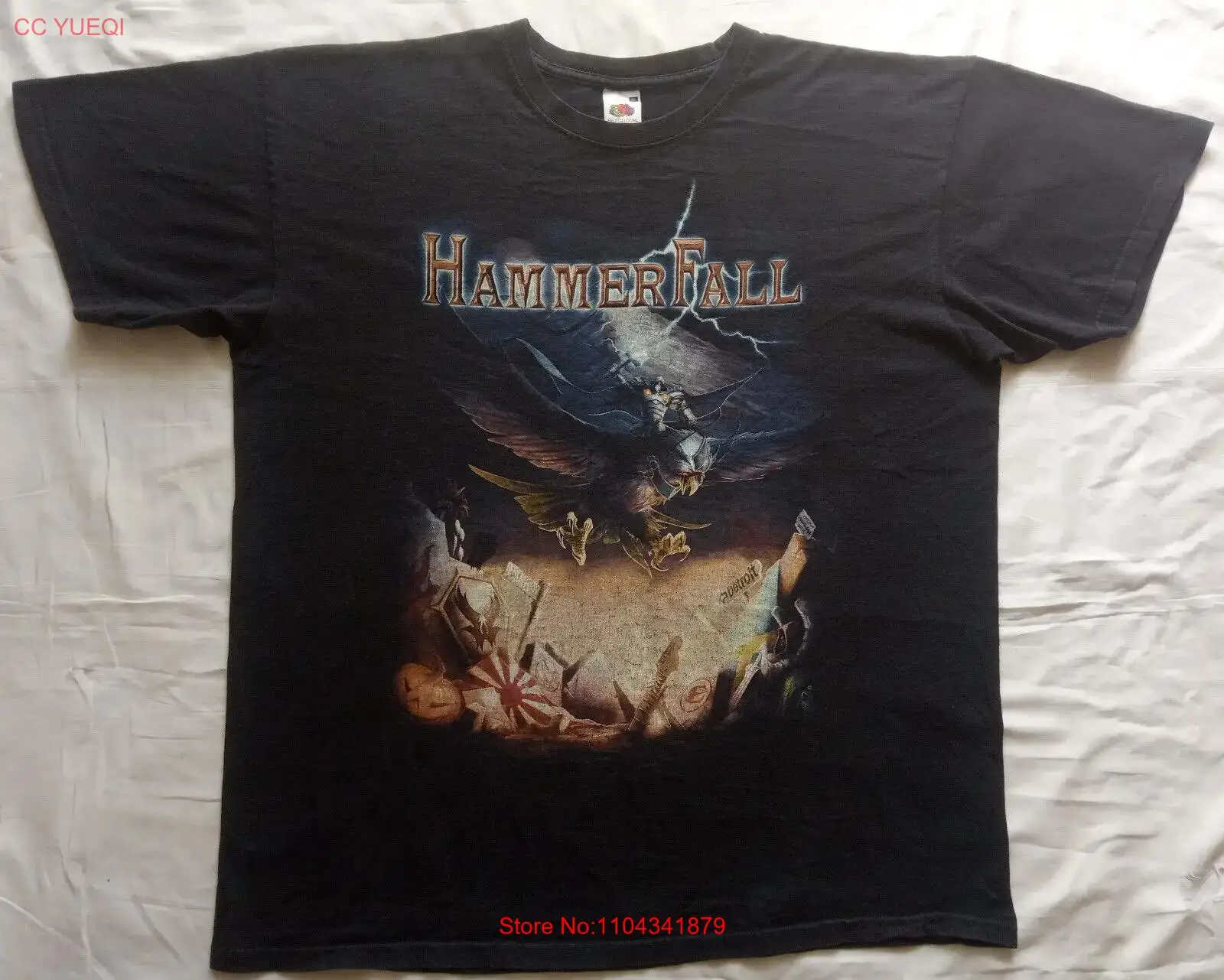 t-shirt HammerFall. album 2008 Masterpieces. size XL Helloween Stratovarius