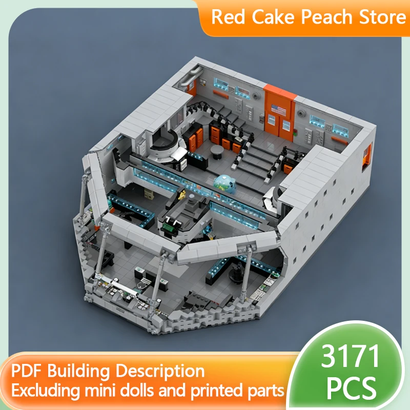 

Star Movies Model MOC Building Bricks Space Command Center Modular Technology Gifts Holiday Assemble Children Toys Suit