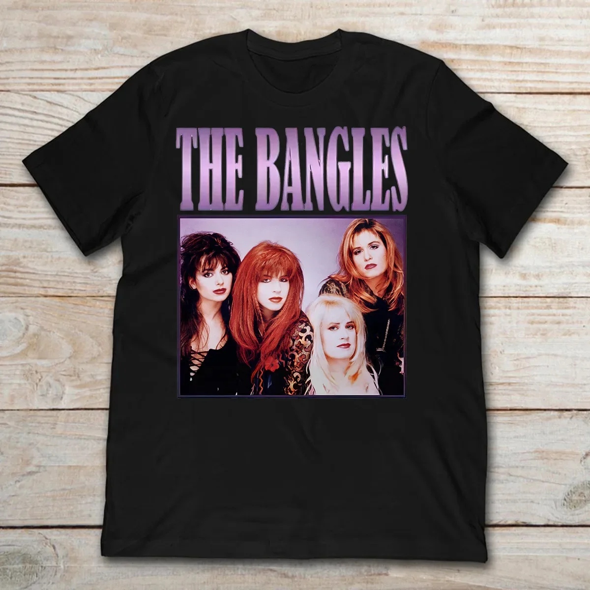 The Bangles T Shirt Black Men Cotton Size S M L 234XL GO551