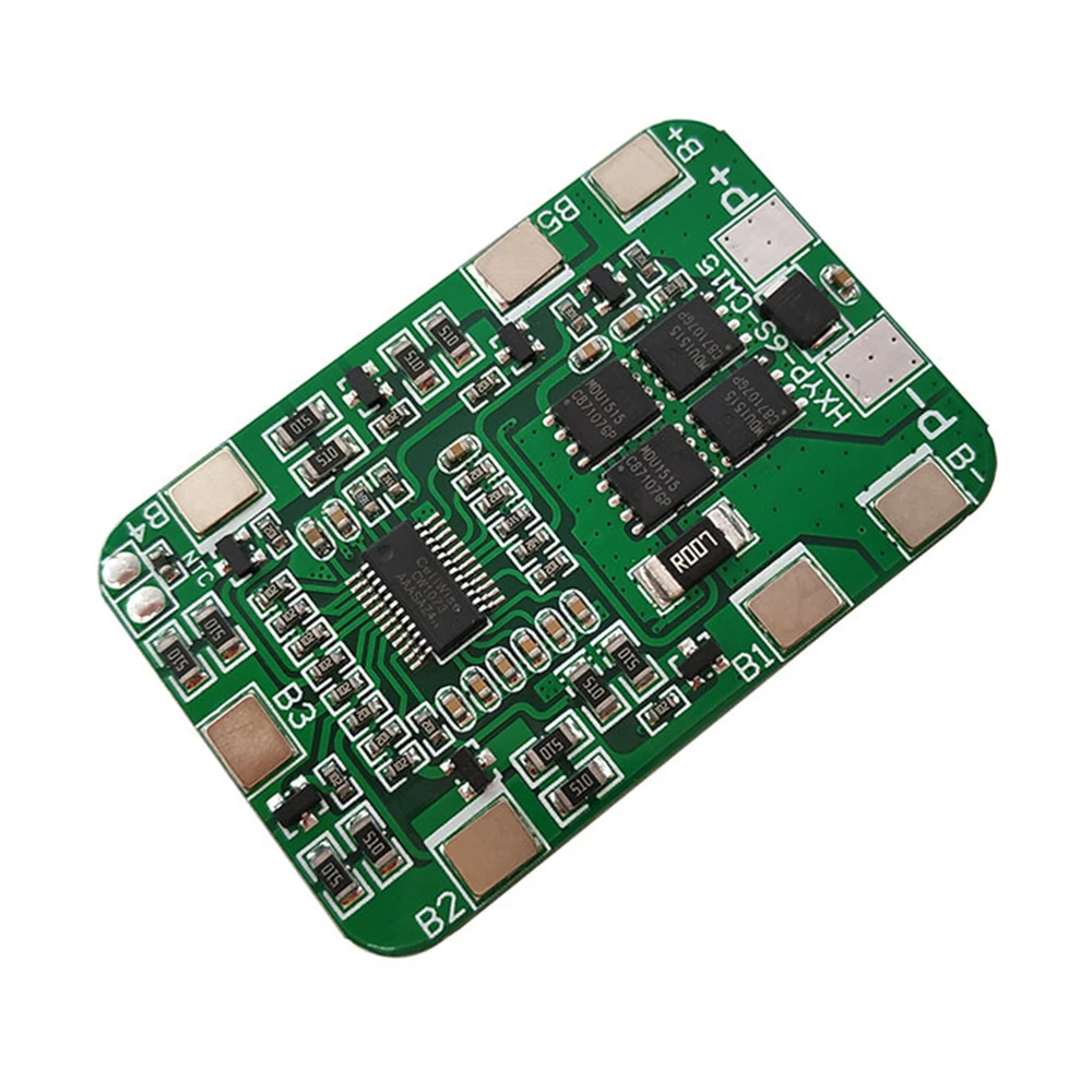 Carte de Protection BMS PCB 6S 14A 25.2V, avec égalisation pour Module de batterie au Lithium 18650 Li-ion 12V, produits électroniques