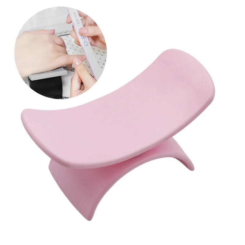 Nail Arm Rest Cushion U Shape Nail Art Accessories Professional Portable Nail Art Mat Holder for Nail Art Manicure Home Salon