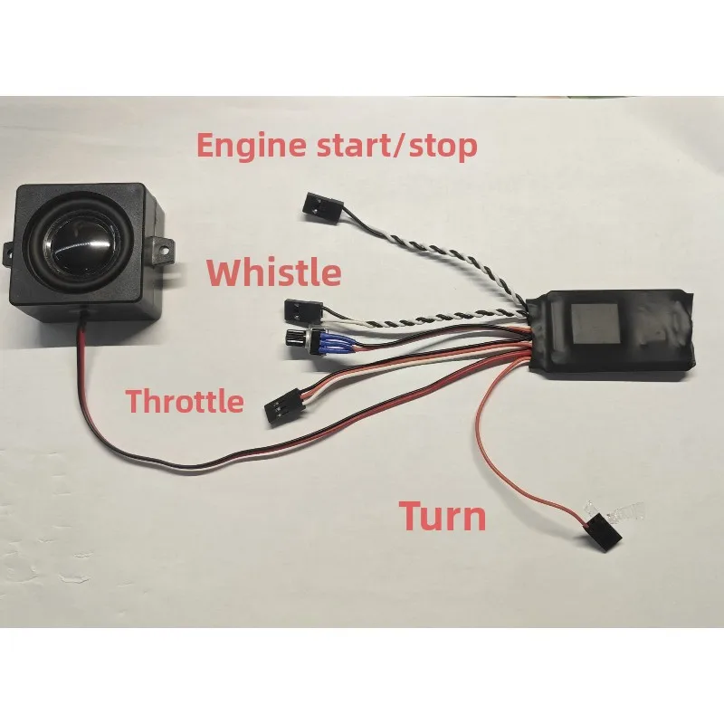Simulatore del suono del motore del gruppo audio per 1/14 Tamiya RC Truck SCANIA 770S VOLVO 750 Mercedes-Benz ACTROS 3363 MAN Giocattoli Parti di automobili
