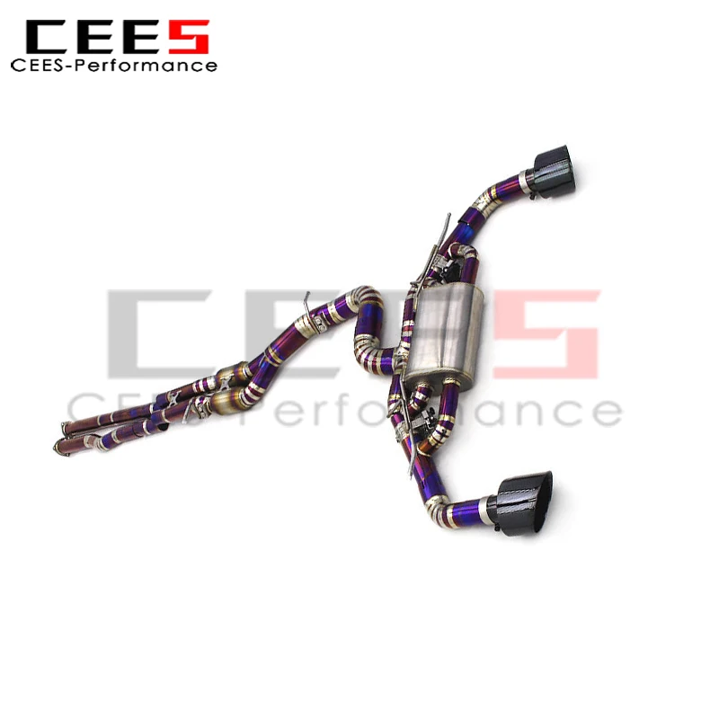 

Cees для Audi RS3/TTRS 2.5T 2017-2023 авто спортивный Catback с передней трубой оригинальный цвет Valvetronic глушитель выхлопная труба