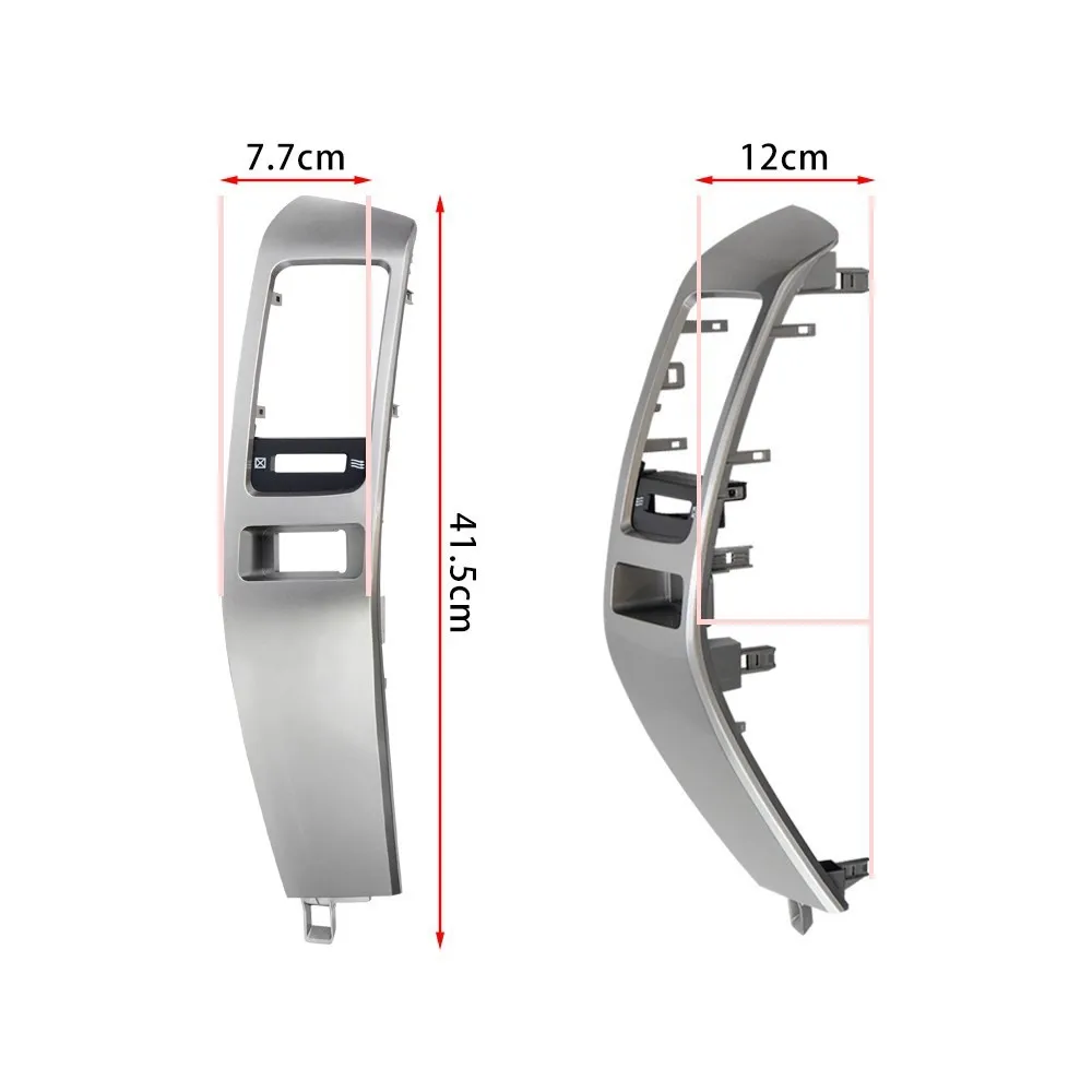 ل 2003-2009 تويوتا لاند كروزر برادو 120 لوحة القيادة لوحة تنفيس الهواء اليسار اليمين لوحة القيادة استبدال 55474-60040 5547560040 الفضة