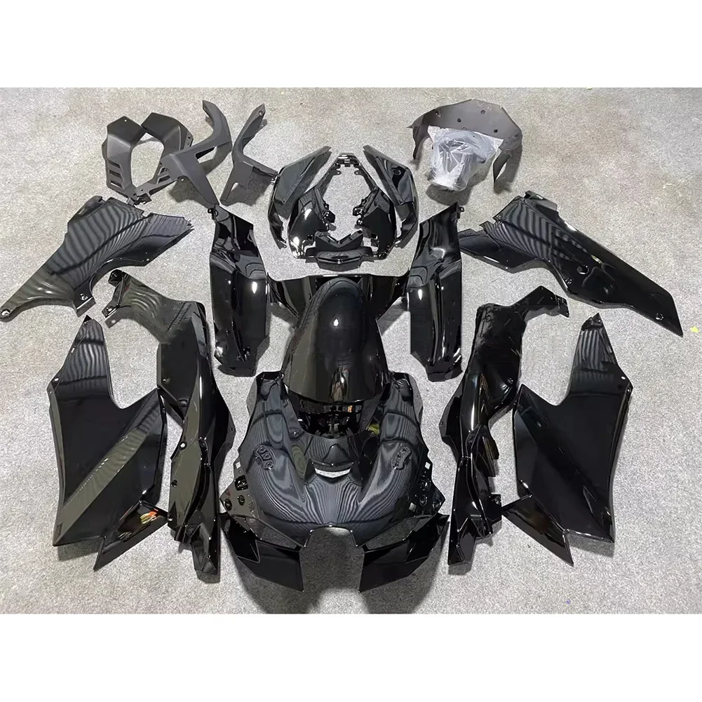 Pre-drilled ABS Injection Fairing Kit Bodywork For Kawasaki Ninja ZX-10R ZX10R 2021 2022 2023 2024 Glossy Black