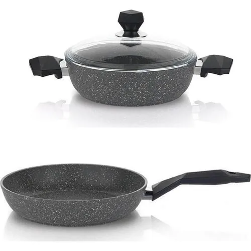 Schafer Granite 2'li Set Karnıyarık Frying Pan 30 cm