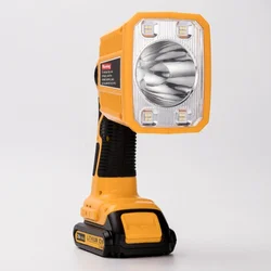 LED Work Light 18W 1250LM Handheld Flashlight Jobsite Light for Dewalt 20V MAX Lithium Batteries with 110 Degree Pivoting Head