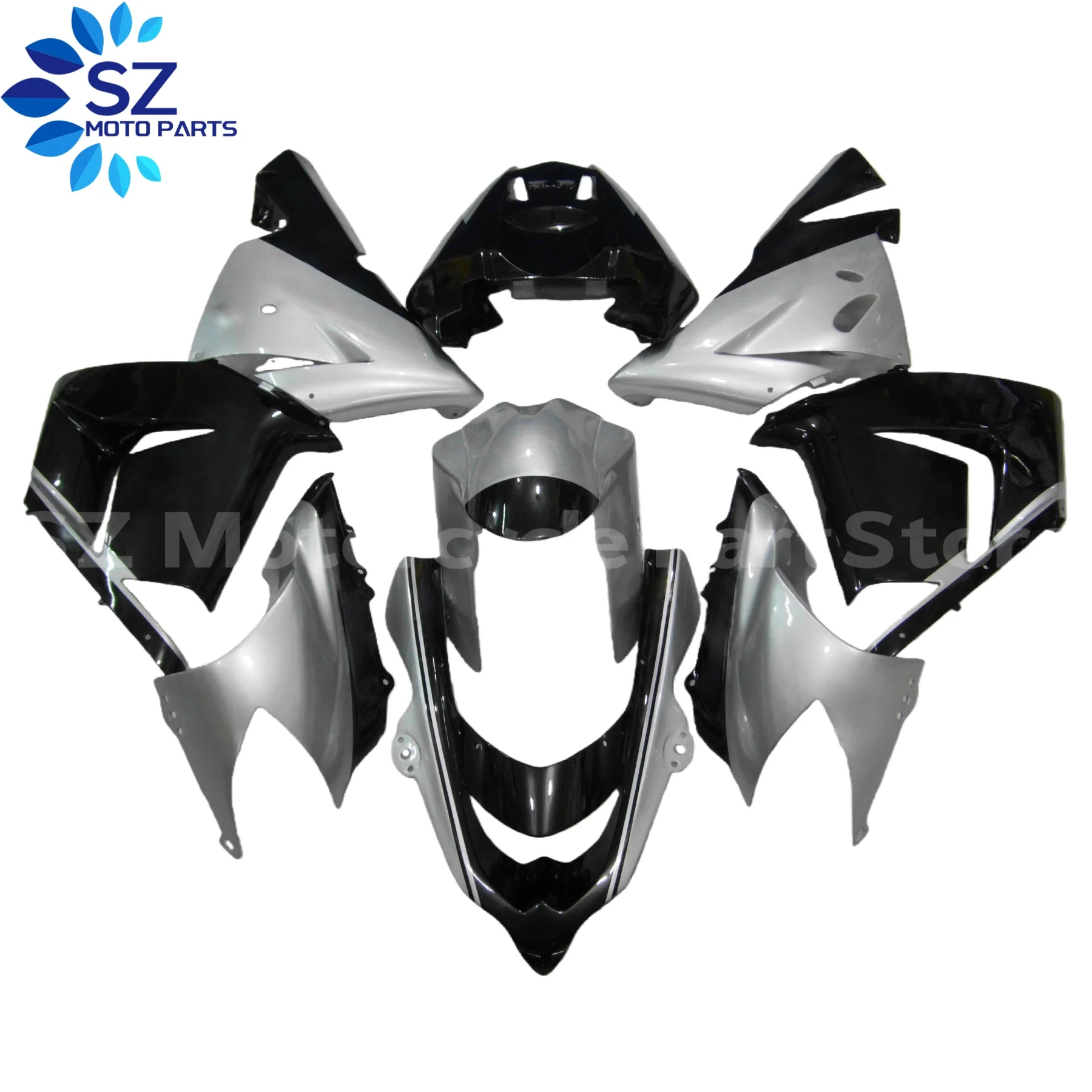 

Fit For Kawasaki Ninja ZX10R ZX 10R ZX-10R 2004 2005 Motorcycle Fairing Kit ABS Plastic Injection Body kits