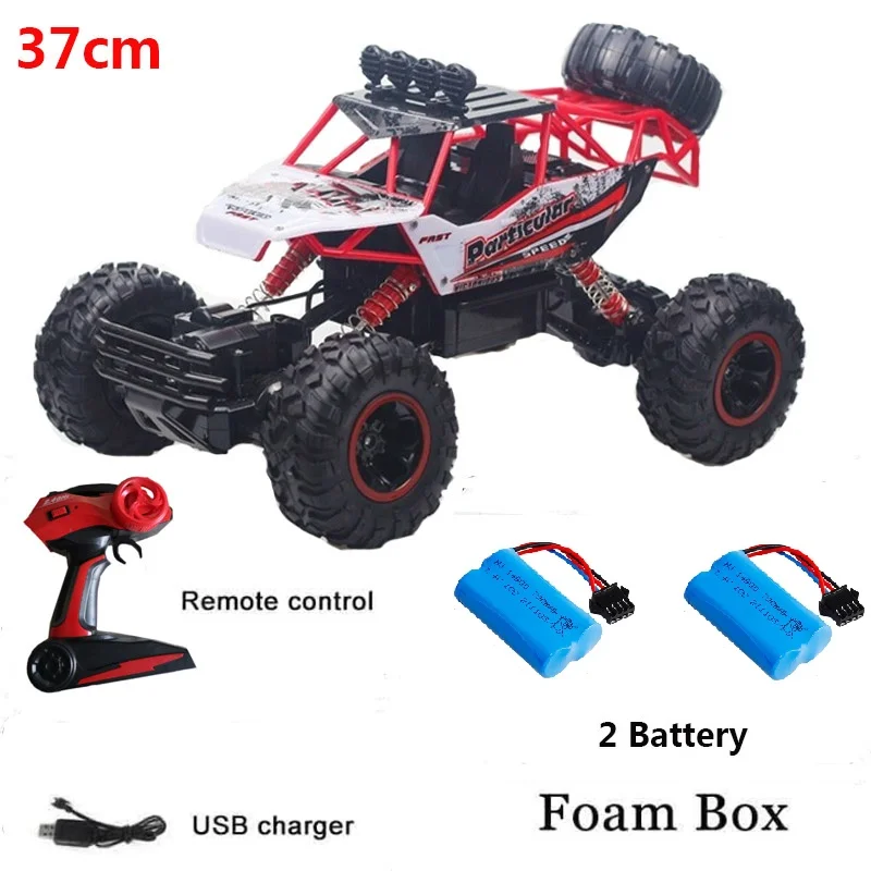 4WD 1:12 / 1:16 RC Car With LED Lights 2.4G Radio Remote Control Cars Buggy Off-Road Control Trucks Boys Toys for Children