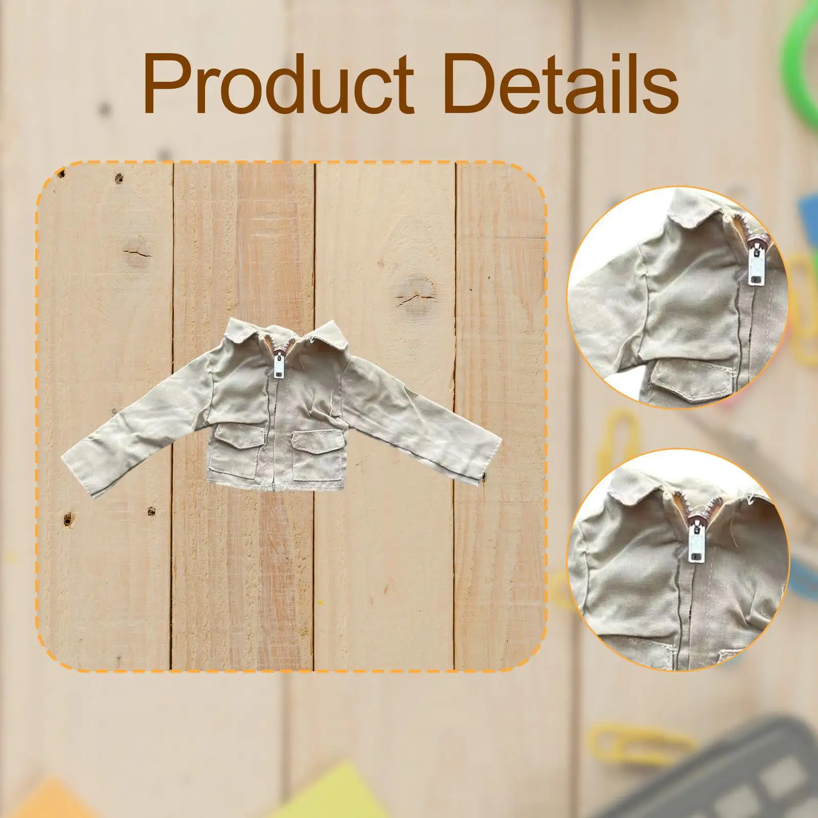 1/6 Schaal Actiefiguren Jas, Kostuum Stijlvol Handgemaakt Model Cosplay Miniatuur Kleding Jas Pop Accessoires voor 12'' Figuren