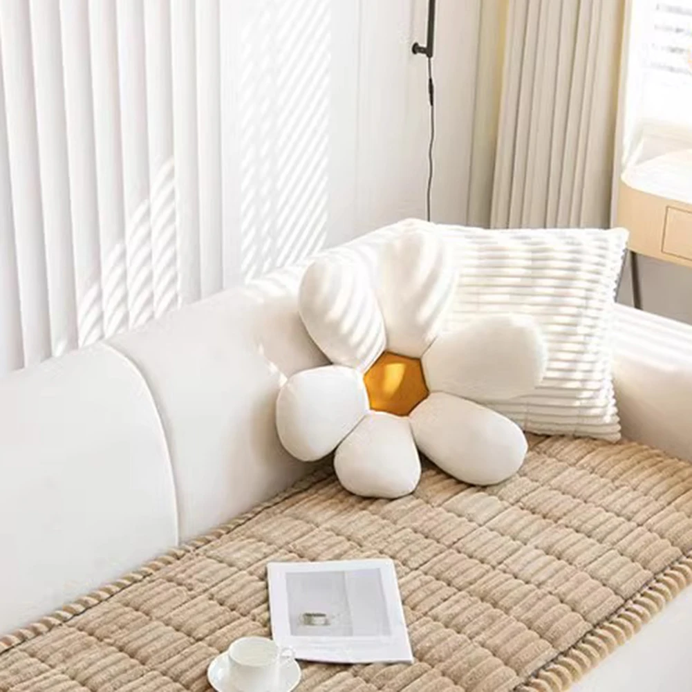 

Washable Non-Slip Dog Sofa Cover - Plush, Pet-Friendly, Thick & Soft Non Slip Plush Sofa Couch Cover Washable Corduroy Seat