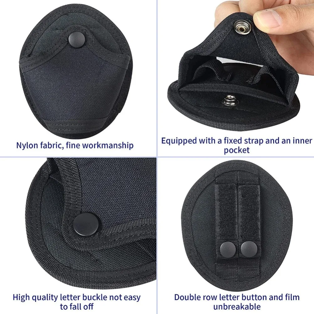 Porta manette tattico universale Custodia per manette standard militare Custodia per manette con passante per cintura Marsupio per grilli della polizia
