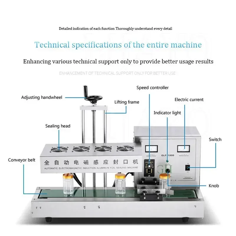 

Artisanat exquis Aluminum Foil Lid Sealing Machine Electronic Induction Sealing Machine Induction Sealer LIJAYO