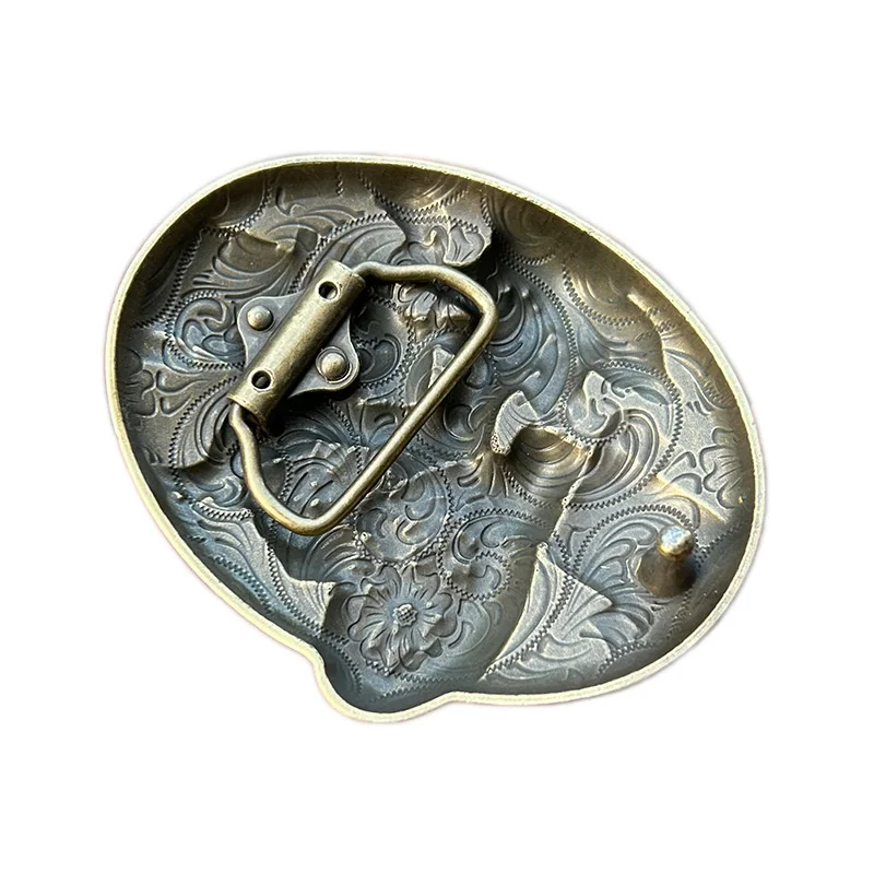 مشبك حزام دراجة نارية من سبائك الزنك رعاة البقر الغربية #5