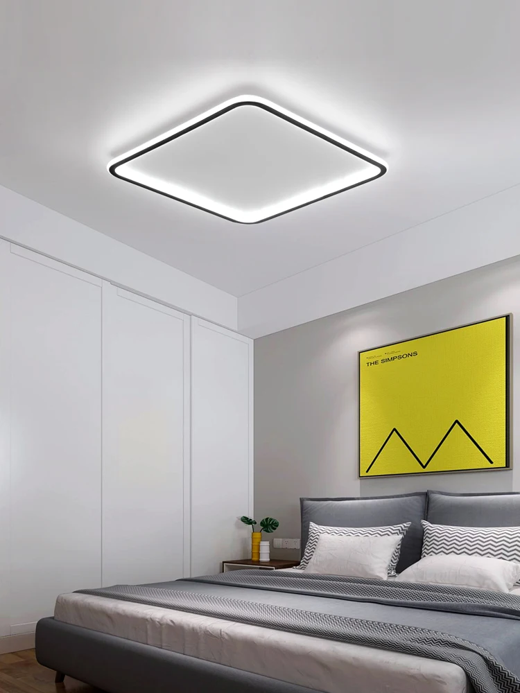 Simple and modern living room lighting, atmospheric LED ceiling light, master bedroom, household hall lighting fixtures