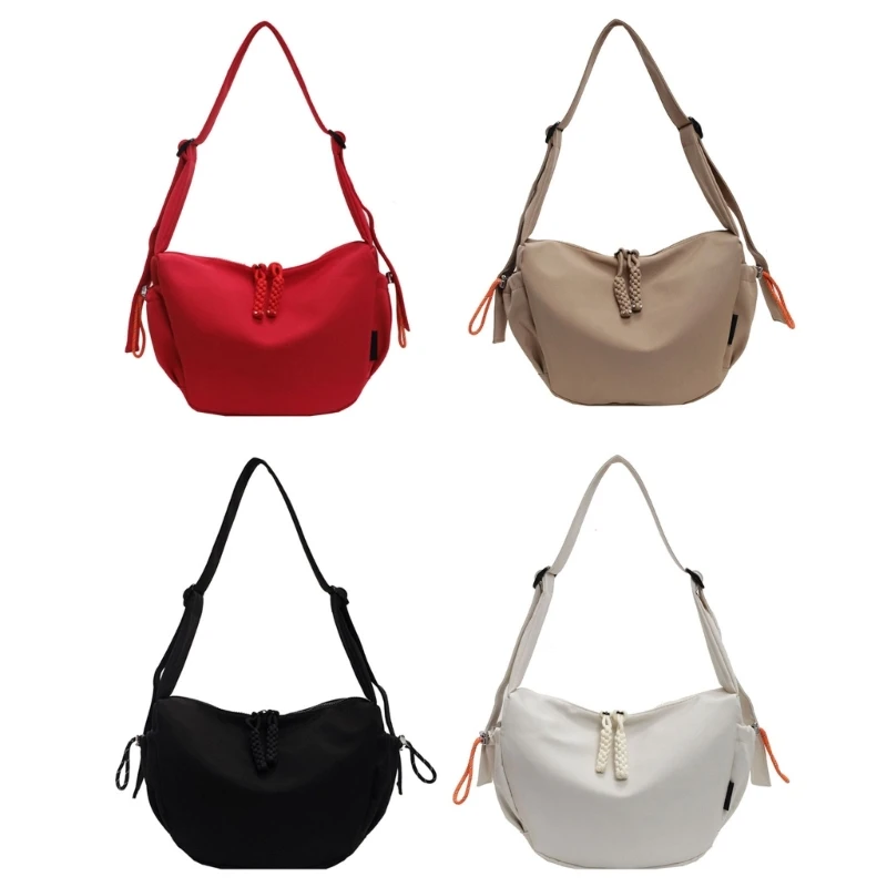 

Canvas Handbag Crossbody Purse for Student Spacious Interior Shoulder Bag