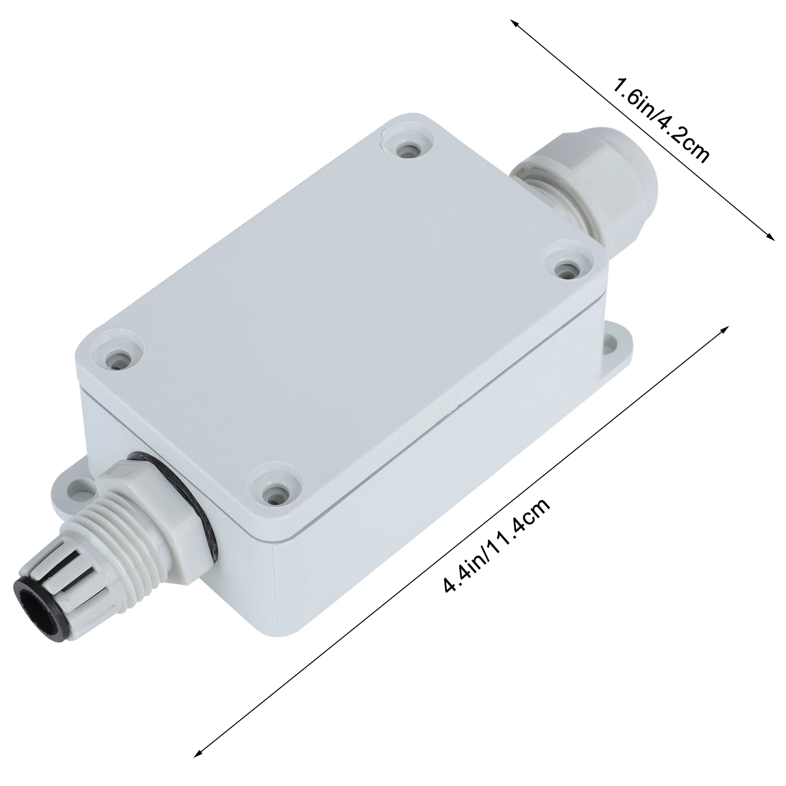 

Waterproof Junction Box FSH710-2P PA9-03P Weatherproof Electrical Cable Protector Dustproof Outdoor Supply Monitoring Connection