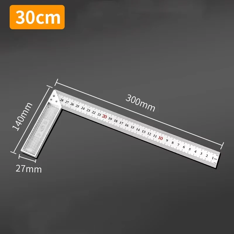 Imagem -04 - Régua Quadrada de Liga de Alumínio 90 Turning Ruler Régua para Carpintaria Aço Turning Gauge Ferramentas de Medição