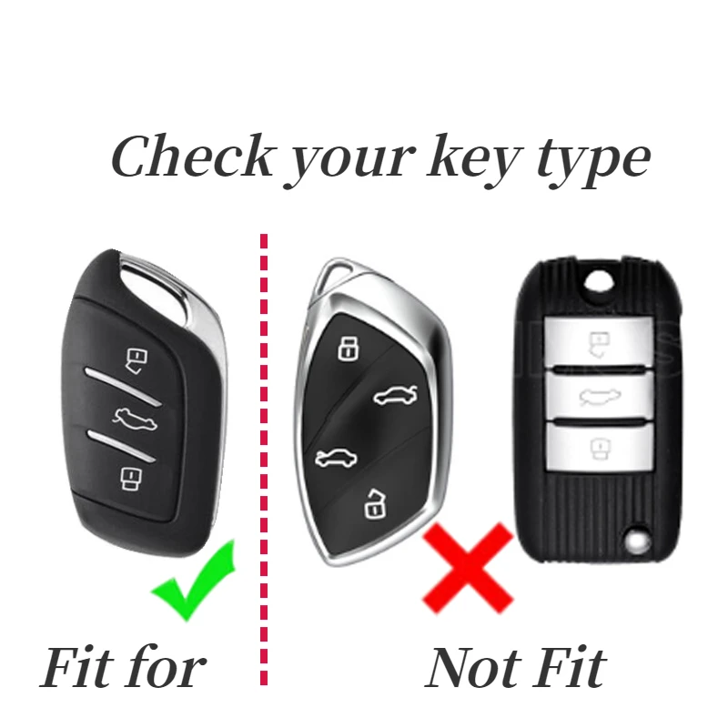 Zinc Alloy + PU Leather Car Key Case Cover for Saic MG ZS EV MG6 MG4 EZS HS EHS 2019 2020 Roewe RX5 I6 I5 RX3 RX8 ERX5 MG5