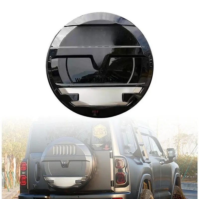 Exterior Modification Mecha Style Spare Tire Cover Rear Tire Protection Shell Accessories for Haval H9 2025