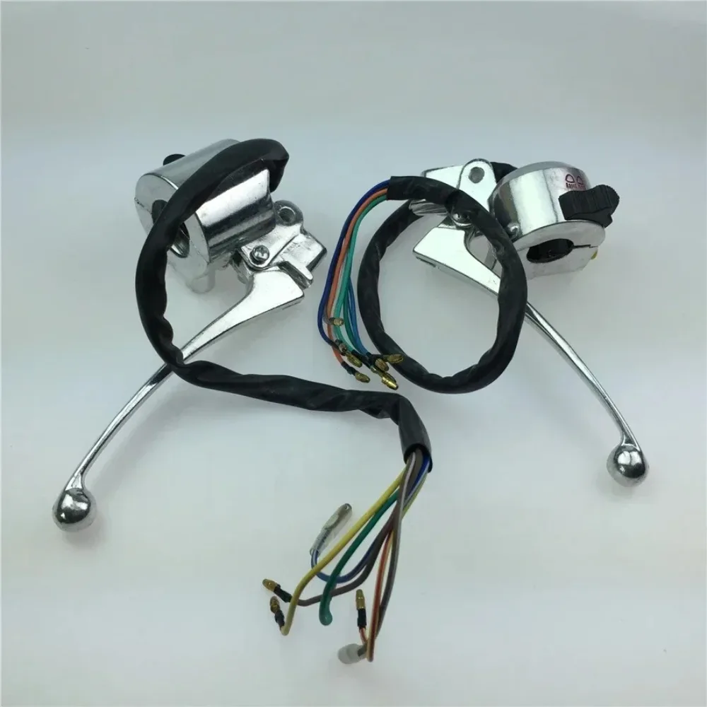 1pair for Jialing JH70 DAX 70 Switch Giraffe Jincheng Motorcycle Around The JH70 Seats (one Pair) Hand Brake Handle Horns