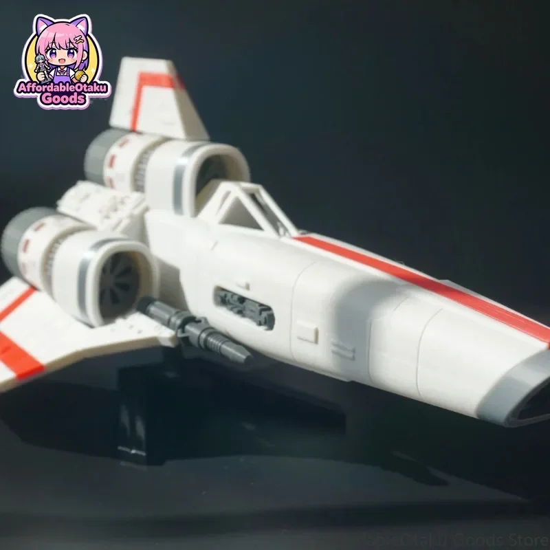 Mk. II Sci-Fi Fighter Jet 3D Printed Resin – Twin Engine Swept Wing Starfighter with Weathering Desk Display