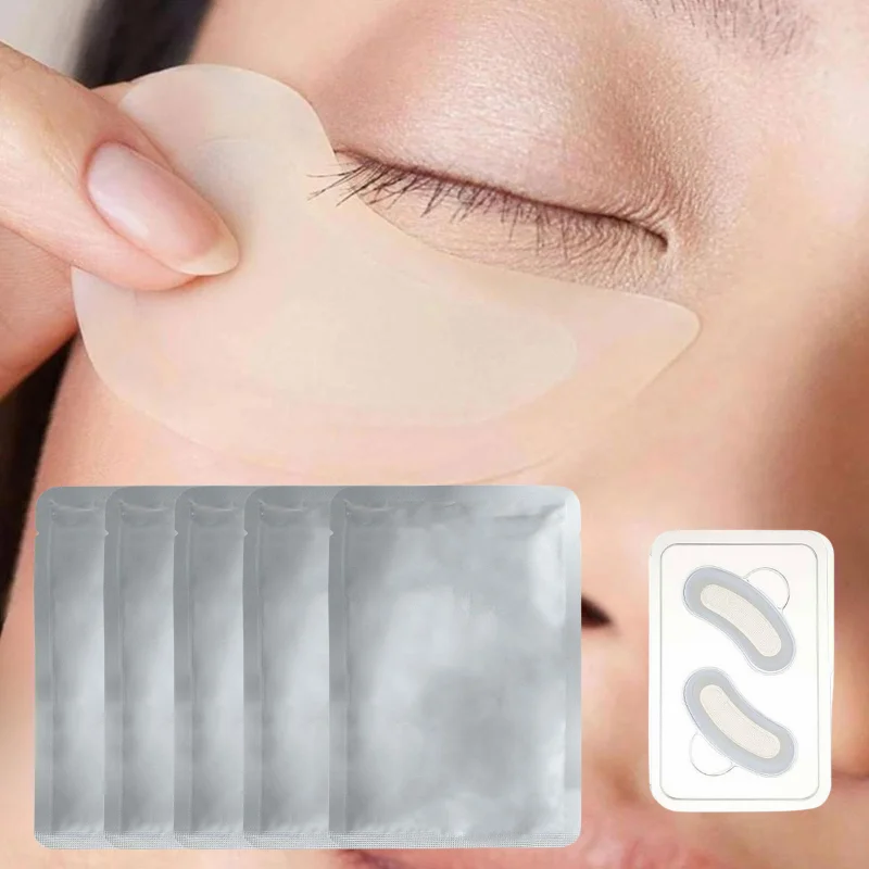 100 Pairs Hyaluronic Acid Microneedle Eye Patches For Anti Wrinkle Aging Eye Skin Firming Paste Remove Dark Circle Skin Care