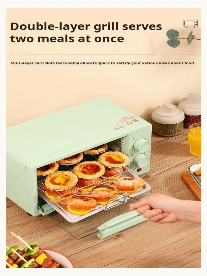 Small Oven for the household all-in-one mini-oven heated all-in-one electric oven tart baking large-capacity oven