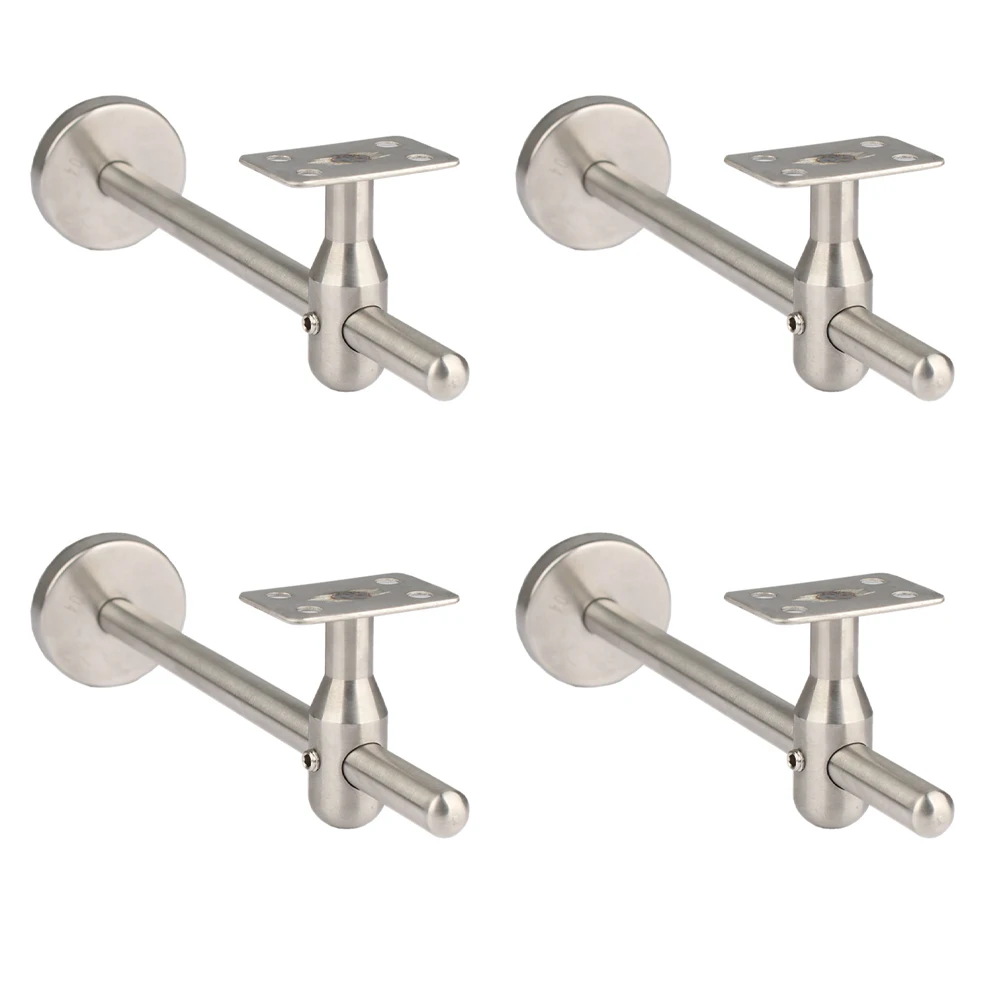 Thickened Stainless Steel Adjustable Handrail Bracket for Indoor and Outdoor Safety with Flexible Installation Options