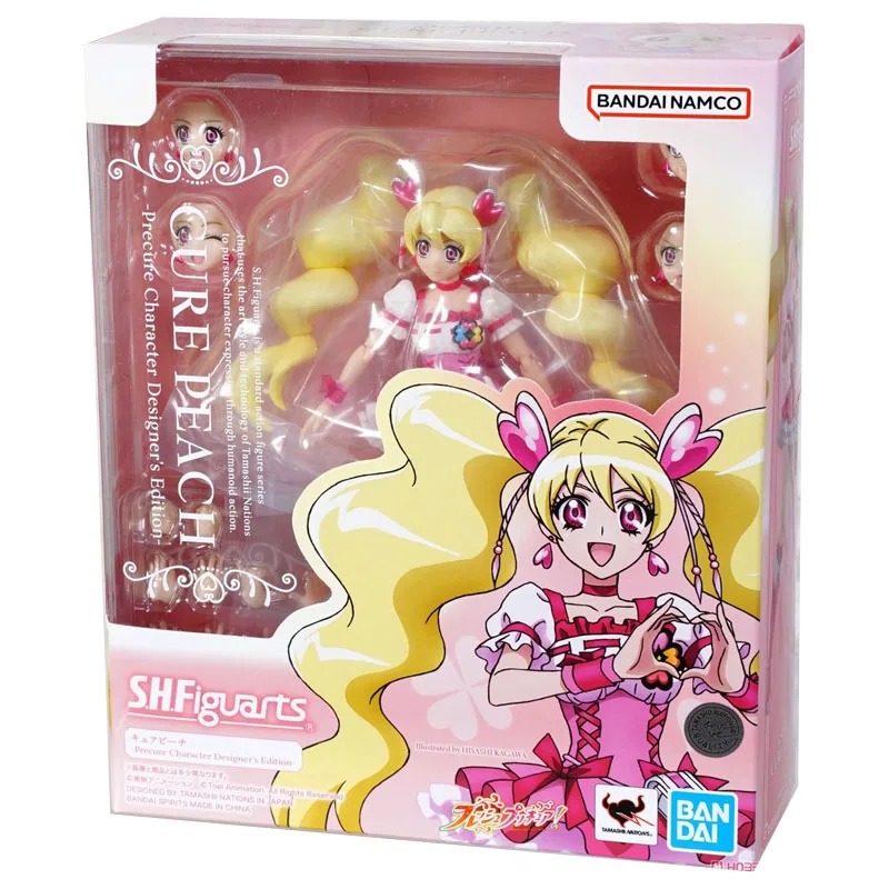 

Bandai SHF Anime プリキュア Cure Peach ももぞの ラブ キュアピーチ Action Figure Collectible Model Toys For Kids Gift