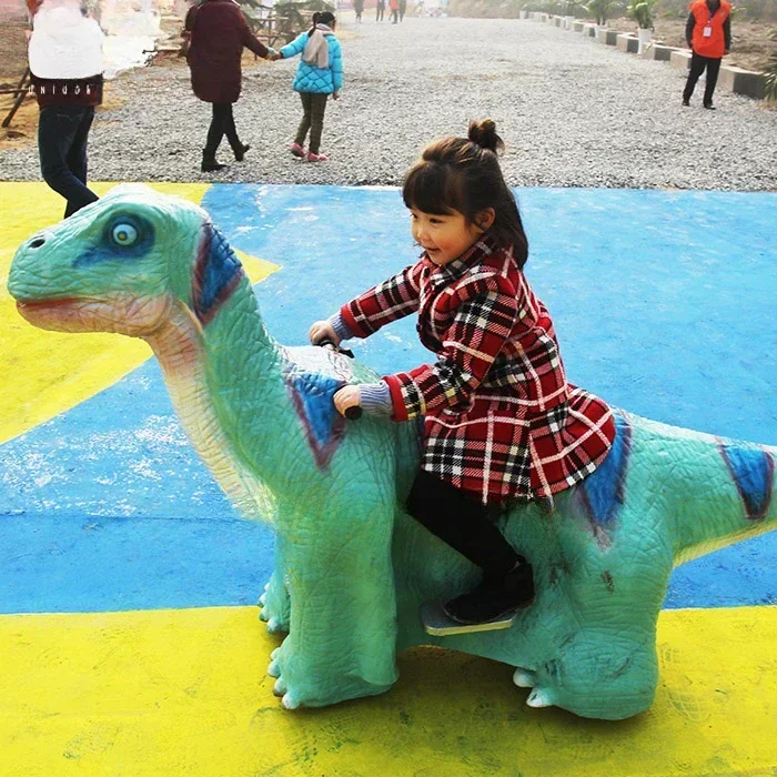 The most popular real dinosaur riding game little dinosaur ride