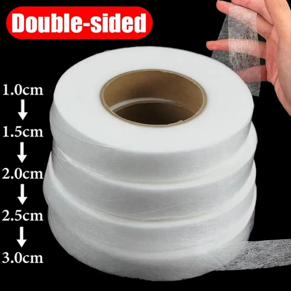 New 60M Interlining Adhesive Tape Double-sided DIY Sewing Interlining Non-woven Sewing Tool for Shorten Repair Pants