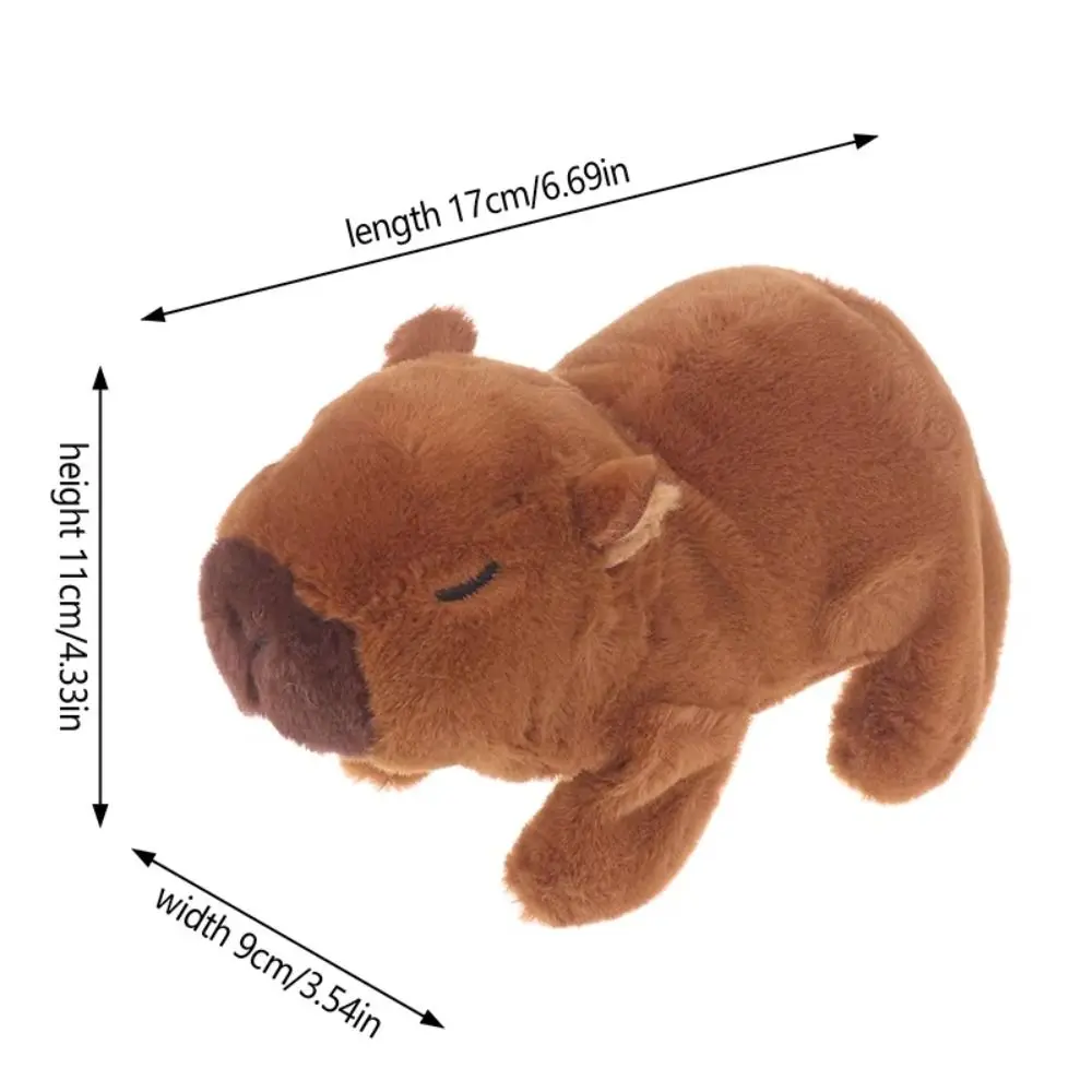 Walk Squeak Peluche elettronico Capybara Giocattolo Cane elettrico Può camminare Correre Canto Capybara Carino Divertente Capybara Action Figure