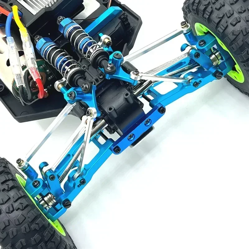 Wltoys 124006 12423 12427 12428 12429 메탈 업그레이드 부품 키트 스티어링 컵 스티어링 어셈블리 링크 로드 1/12 RC 자동차 액세서리