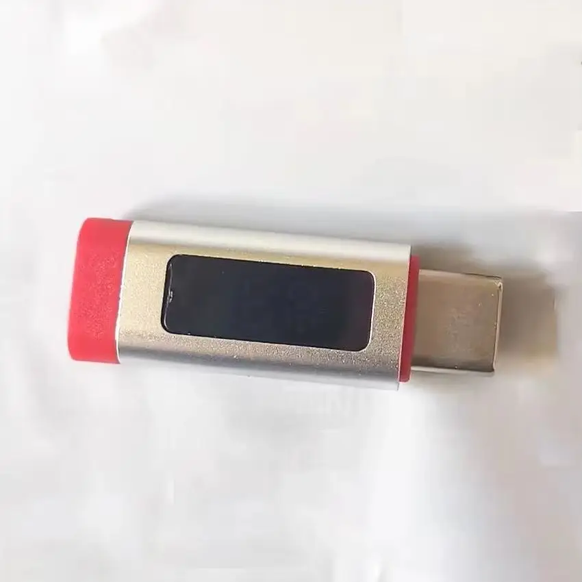 1PCS Screen USB C To Type-C Connector Digital Display Charging Cable Converter Plug Adapter Monitoring Charging Speed PD 66W