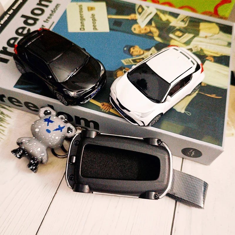 

Remote Control Key Case for Toyota CHR Prius Camry Corolla Avensis RAV4 2 3 4 Button Key Cover Case Holder Keychain Accessories