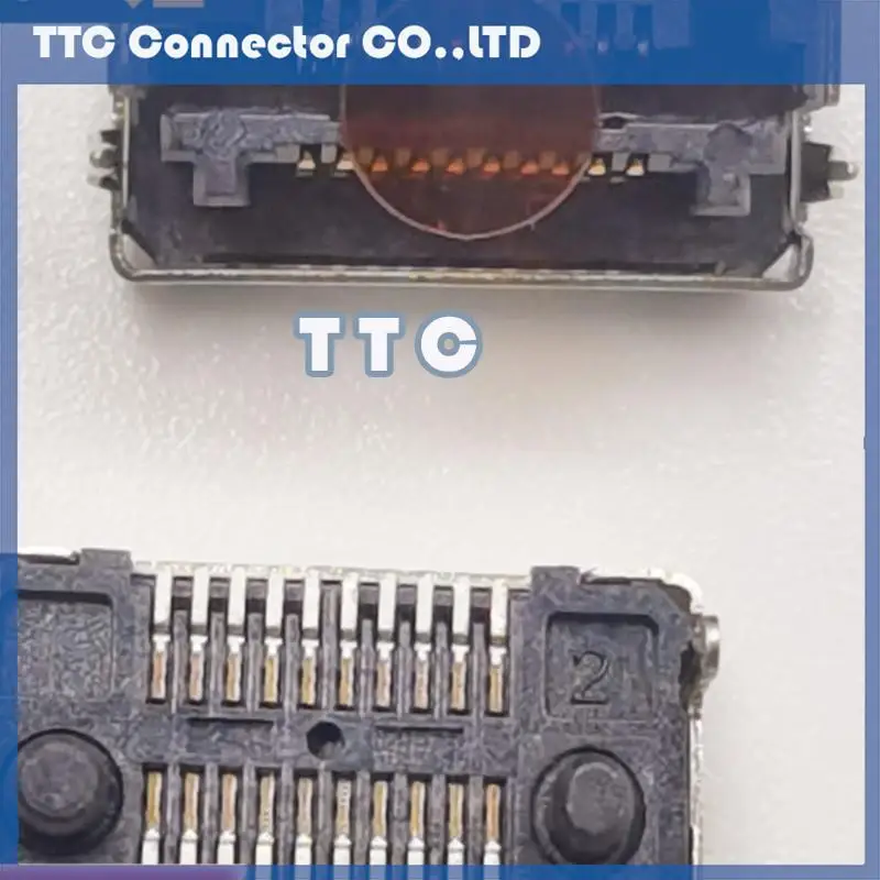 5 قطعة/الوحدة LSHM-110-02-5-L-DV-A-S-K-TR 0.5 مللي متر 20PIN 2-بنك مطلية بالذهب موصل جديد