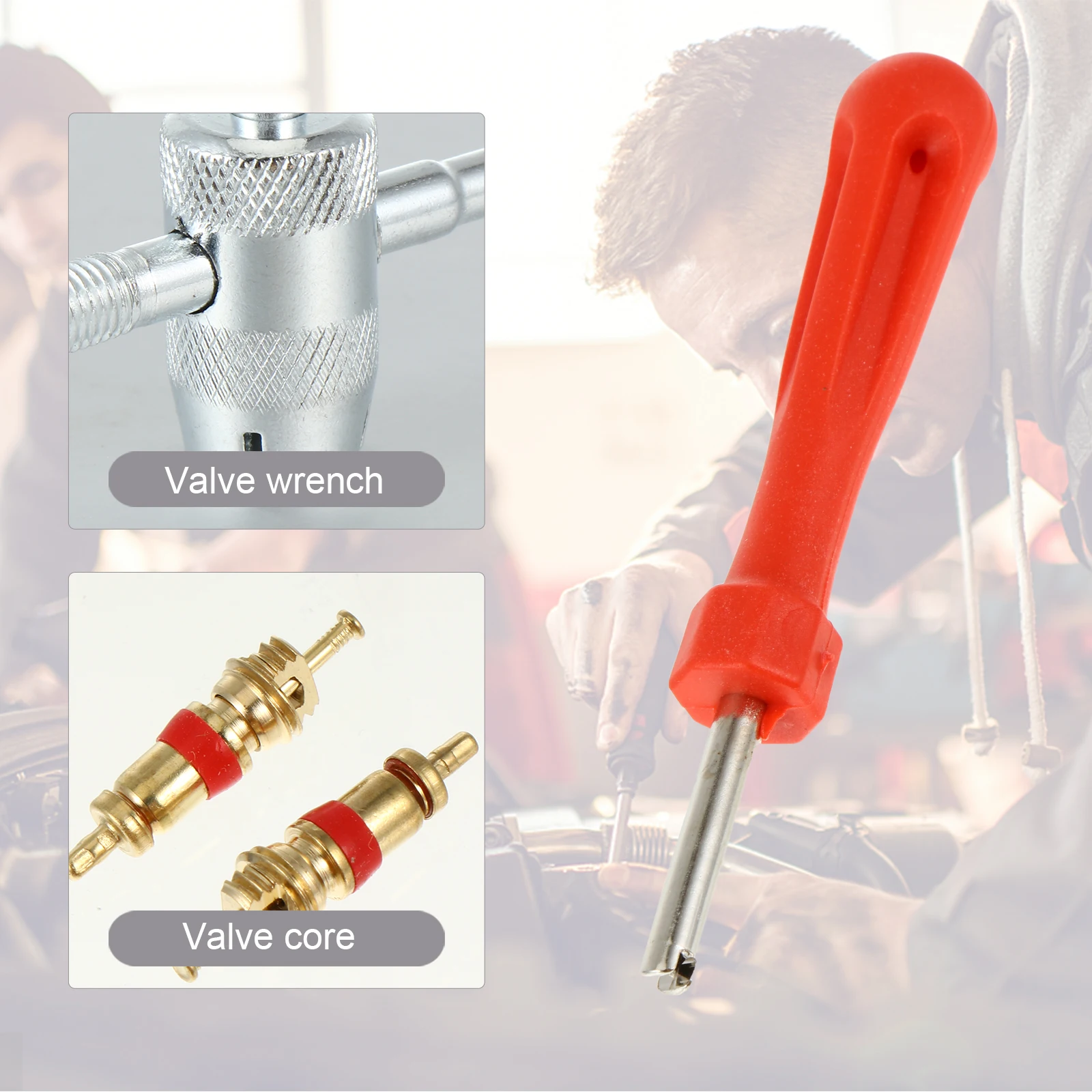 

1Set Core Remove Tool Single Head Core Remover Tool Tire Repair Kit Car Motorcycle Bicycle Electric Vehicle Air