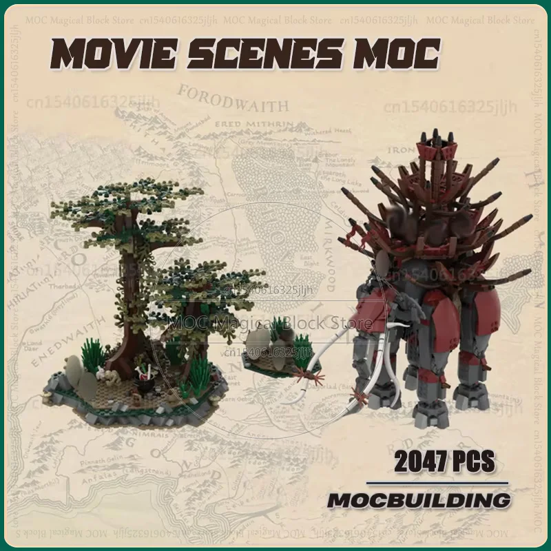 

Конструктор MOC Mumakil, игрушечный набор «сделай сам» из серии «амбуш»