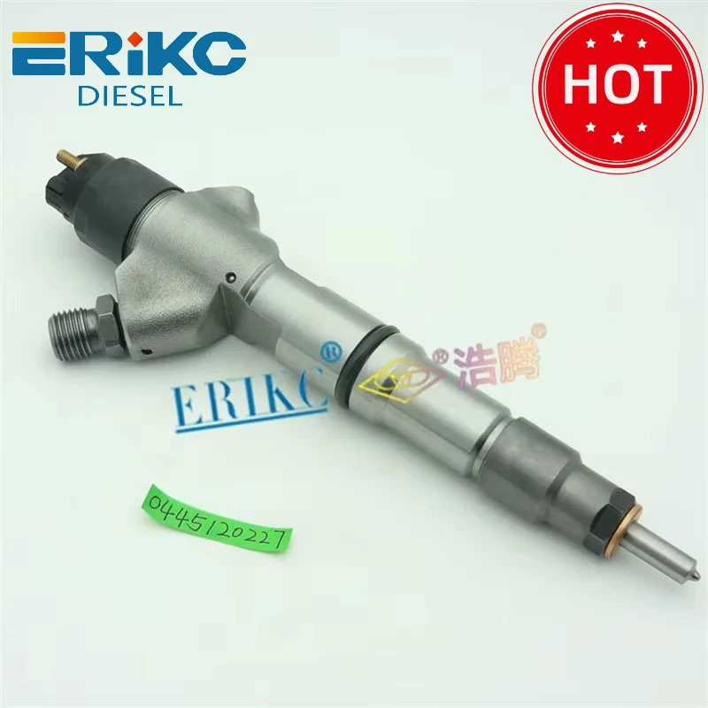 

ERIKC Common Rail Injector 0445120227 Diesel Engine Parts Injector 0445 120 227 OEM for WEICHAI 612600080977 Weichai