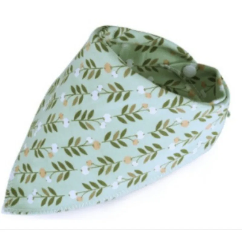 

Новые треугольные слюнявчики для новорожденных из хлопка класса А, двухслойные, для защиты от слюней и отрыжки, детские аксессуары