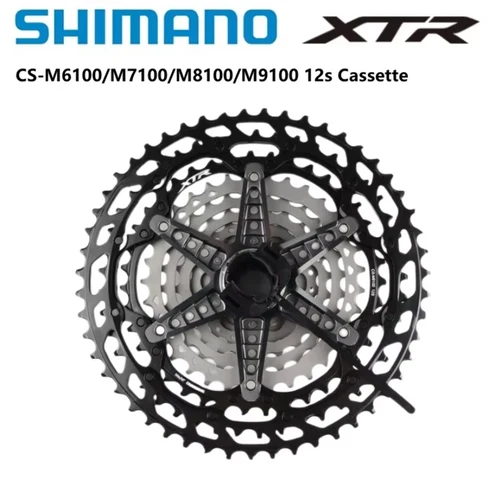 Shimano M6100 M7100 M8100 M8200 M9100 Cassette MS 12 velocidades DEORE SLX XT XTR serie 12s 10-51T/10-45T para pieza de paseo en bicicleta de montaña