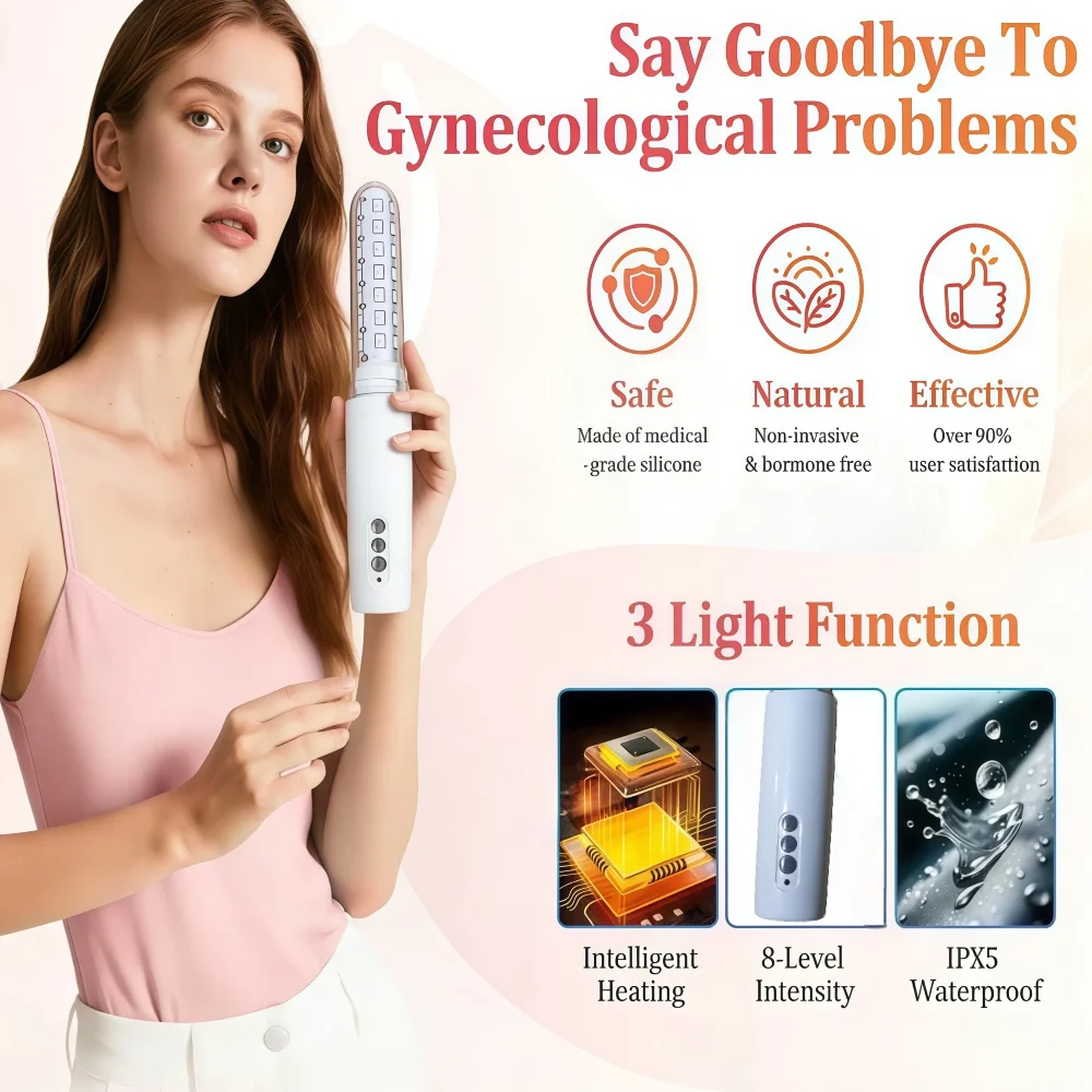 Female Vaginal Tightening Rejuvenation Wand Cervical Rehab Laser Therapy for Vaginitis Gynecological Inflammation