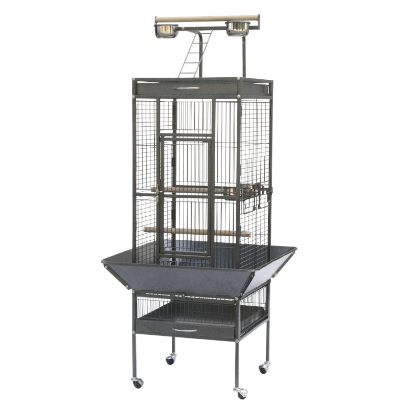 

Hot Selling Large Bird Cage with Stand Parrot Cages Pigeon Breeding Cage